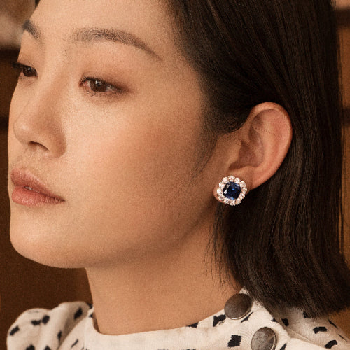 Princess Diana Royal Sapphire Earrings